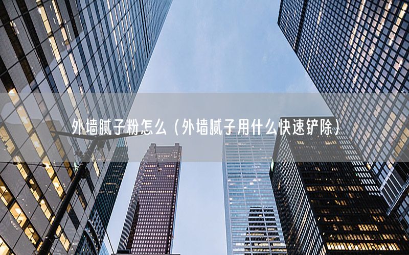 外墻膩子粉怎么（外墻膩子用什么快速鏟除）