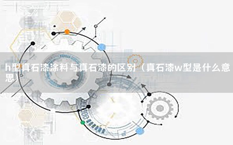 h型真石漆涂料與真石漆的區(qū)別（真石漆w型是什么意思）
